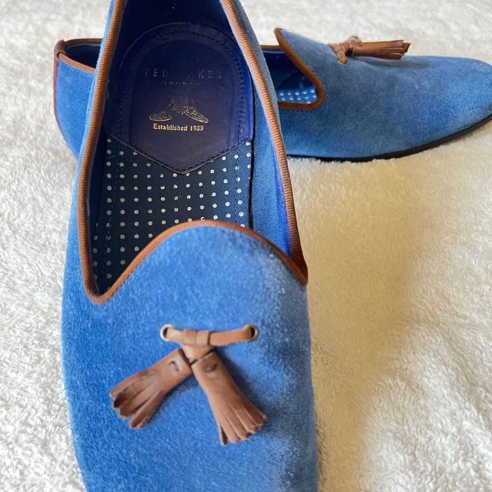 Ted Baker summer loafers! Royal Blue, amazing color! Perfect for the season!
